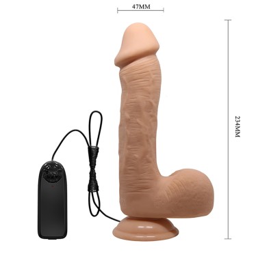 Sztuczny penis wibrujące dildo na pilota 23 cm